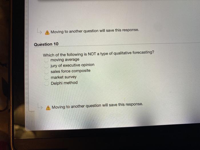 A Moving to another question will save this