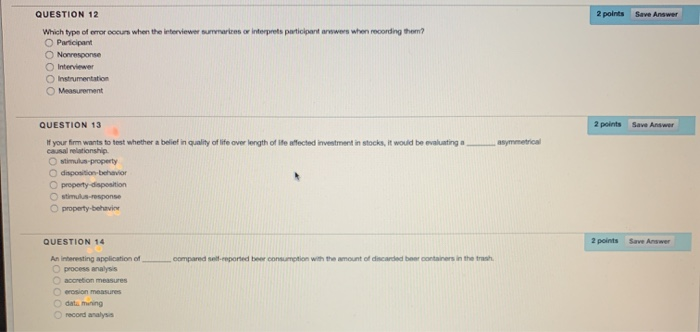 2 points Save Answer suraizes e interprets partie
