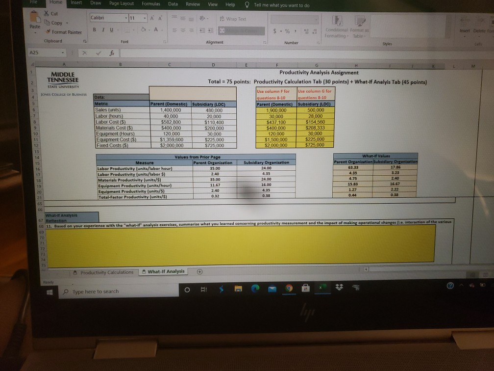 File Home Insert Draw Page Layout Formulas Data
