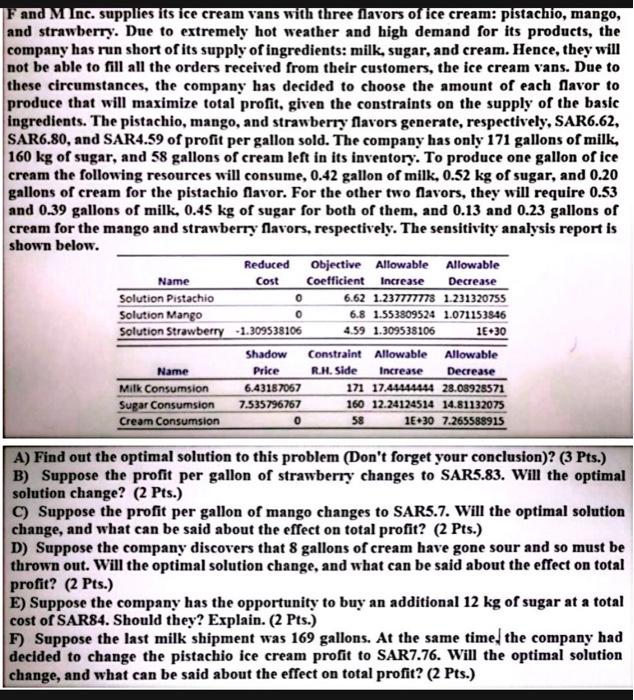 i need only the answer for part E,F only as in