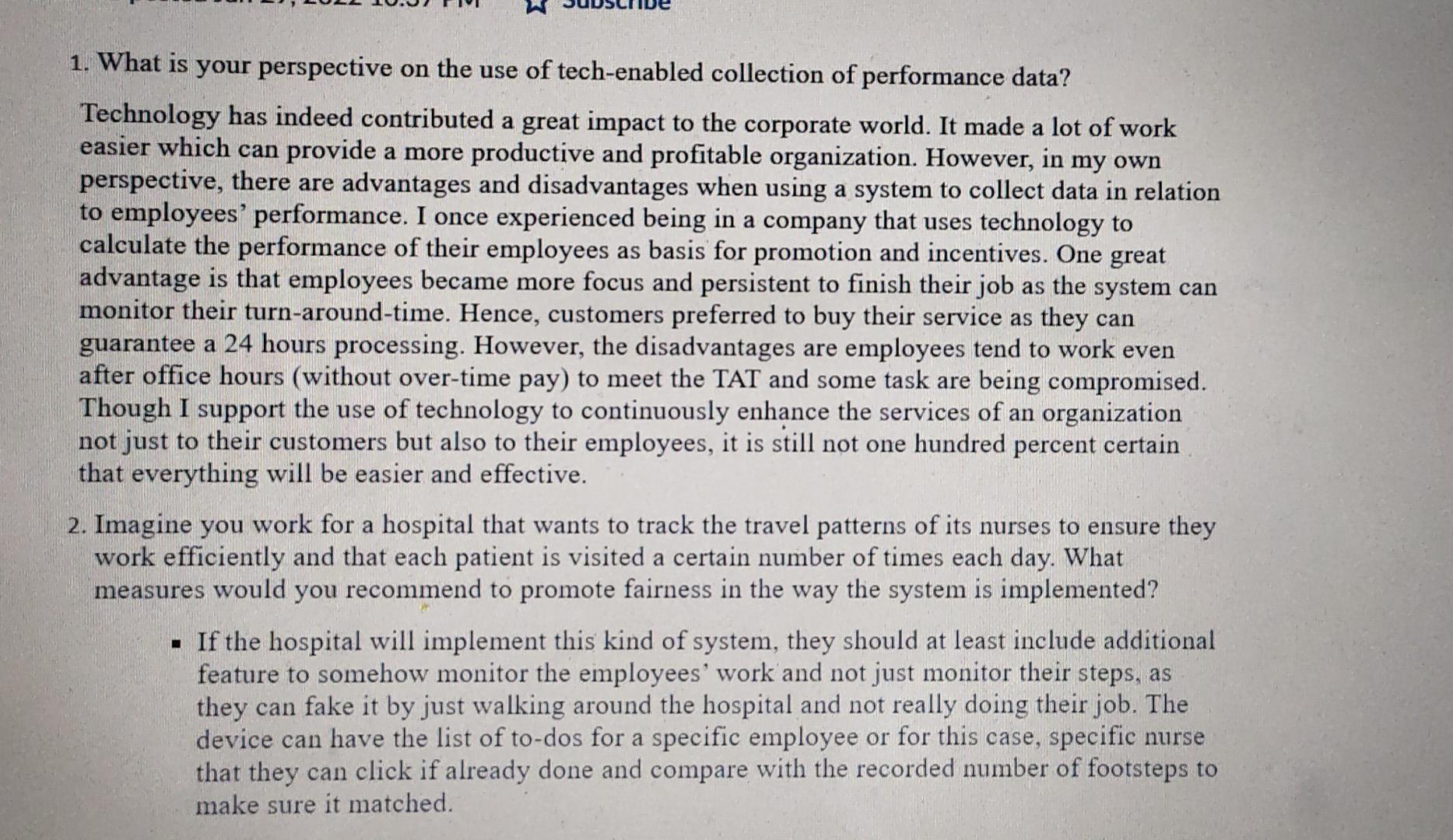 This is management discussion post. how can I