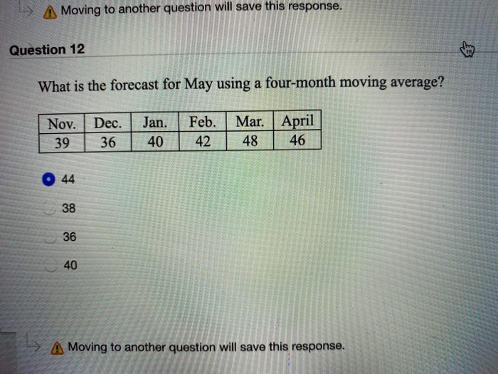 A Moving to another question will save this