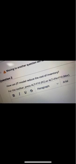 A Moving to another question wa Arial Question 2