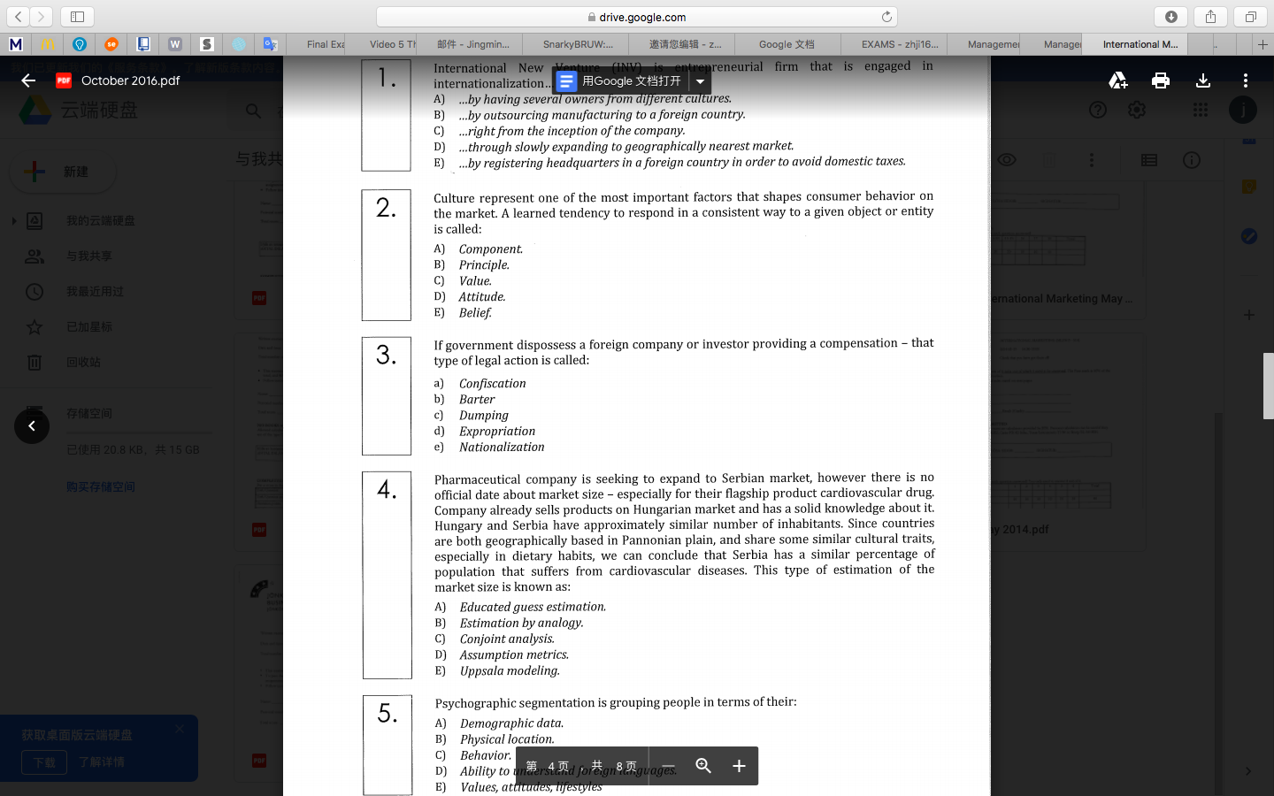 give me these five question answer, only answer.