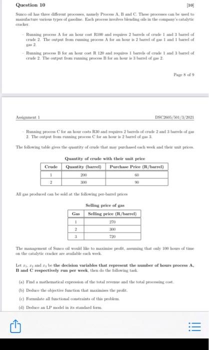 Question 10 10 Sancool has three different
