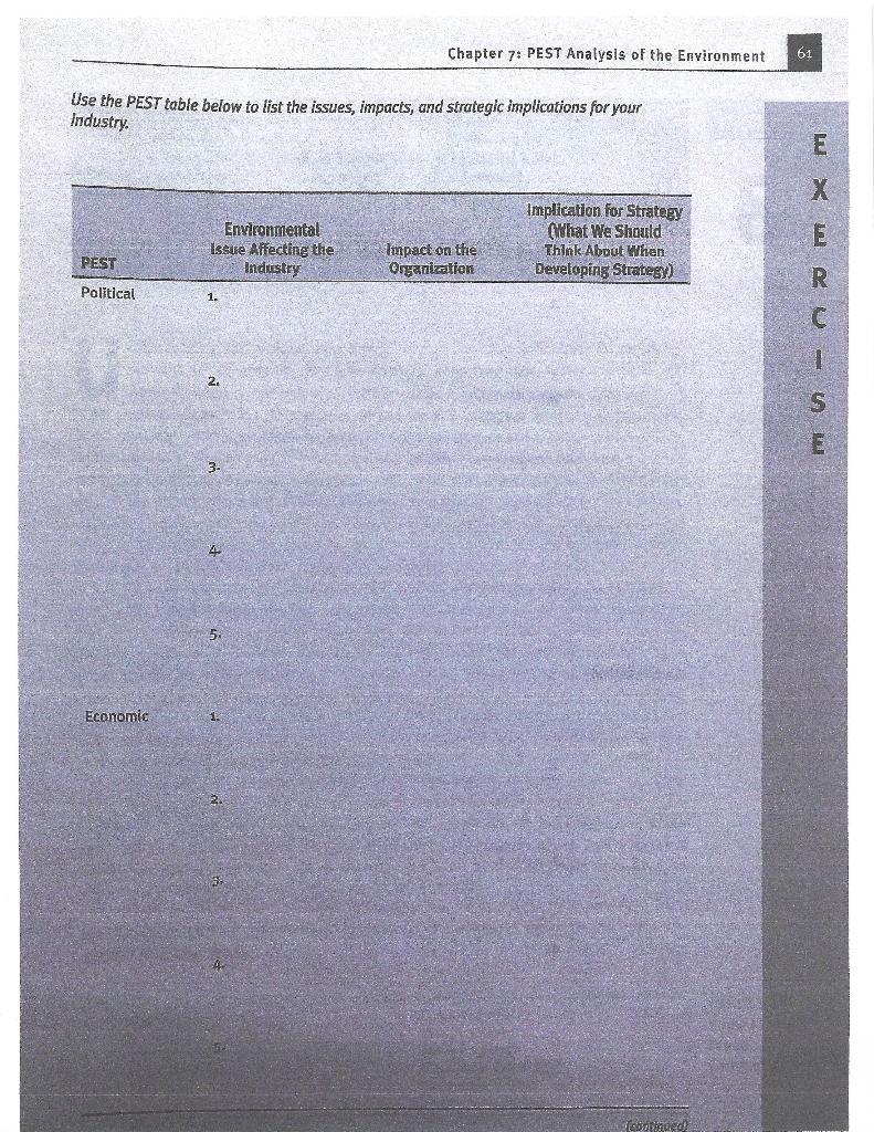 USING THE RETAIL INDUSTRY ATTACHMENT FROM CHAPT