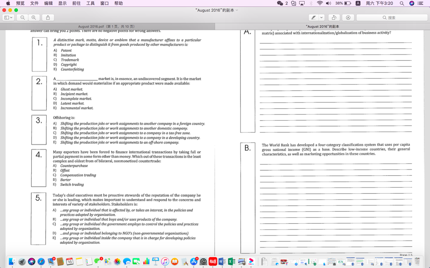 give me these give question answer, only answer.