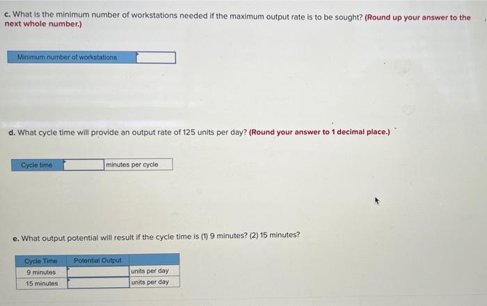 An assembly line with 17 tasks is to be balanced.