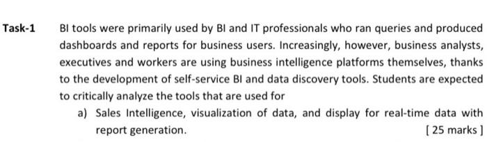 BI tools were primarily used by BI and IT