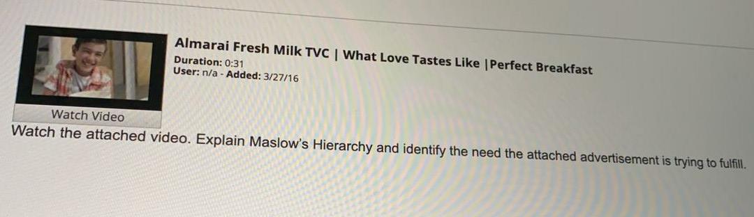 Almarai Fresh Milk TVC | What Love Tastes Like