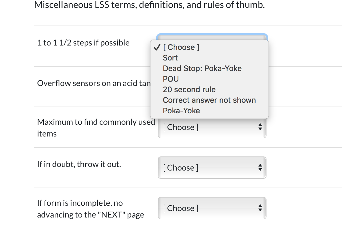 Miscellaneous LSS terms, definitions, and rules