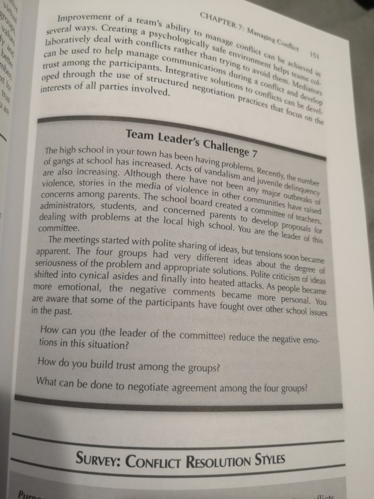 apparent. The four groups had very different