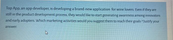 Top App, an app developer, is developing a