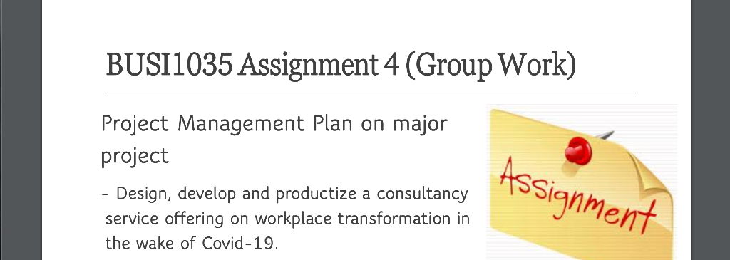 BUSI1035 Assignment 4 (Group Work) Project