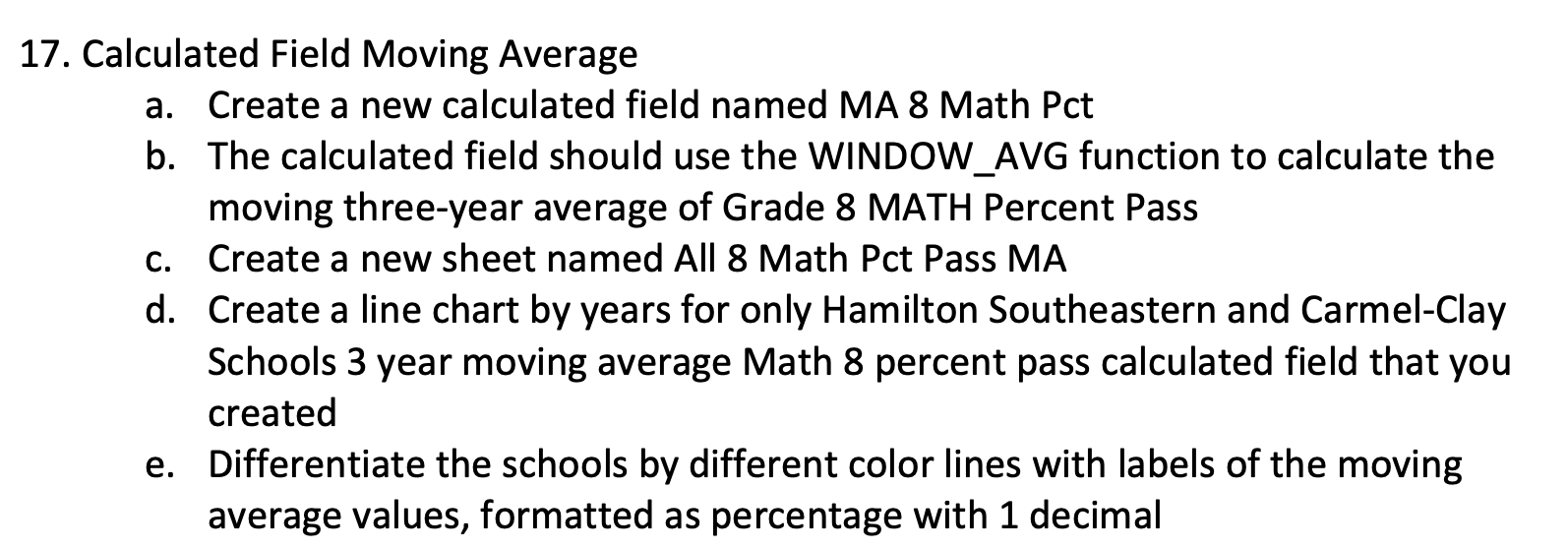 e. 1. Open Tableau Prep & Merge Files a. Create a