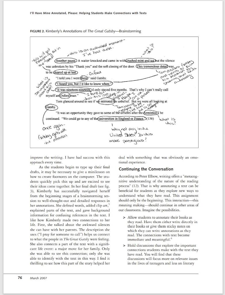 Annotate the article as you read > ISSUES AND