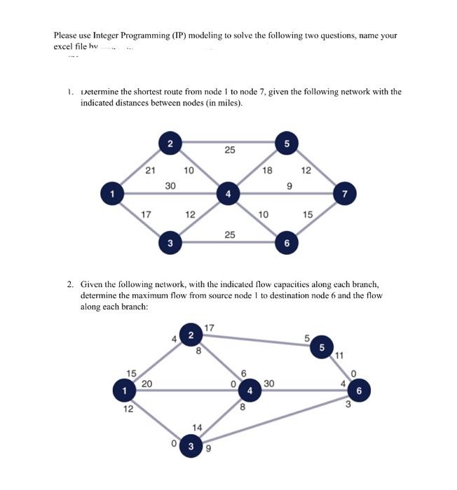 Please use Integer Programming (IP) modeling to
