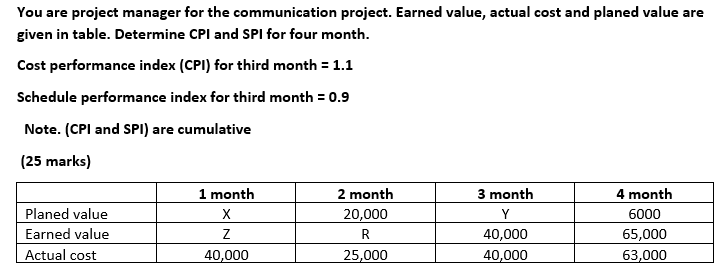 undefined You are project manager for the