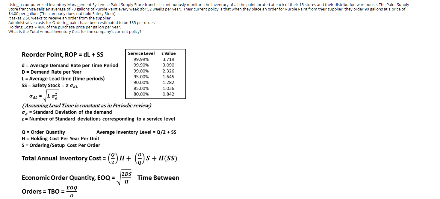 Using a computerized Inventory Management System,