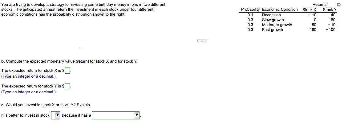 You are trying to develop a strategy for