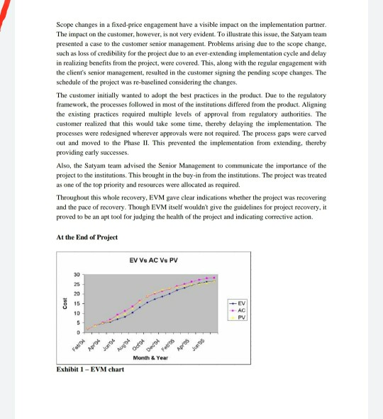 Case Study 1. Which challenges face the project?