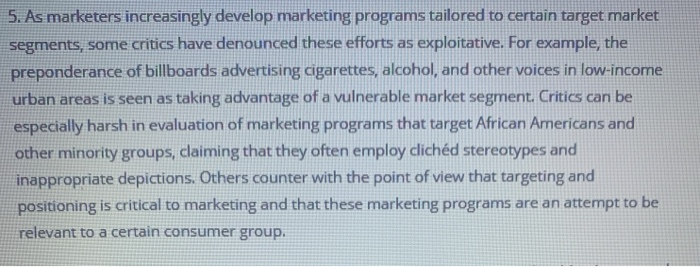 1. How do consumer characteristics influence