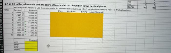 You must do the necessary calculations in the