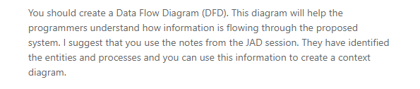 PLEASE HELP ME CREATE A DFD DATA FLOW DIAGRAM AND