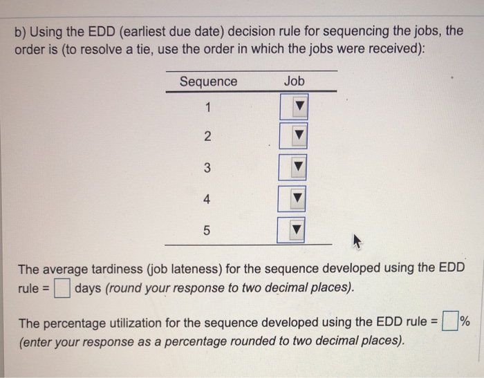 a) Using the FCFS (first come, first served )