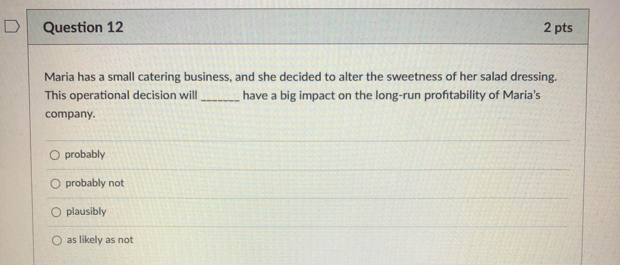 Question 23 2 pts Alice has just given birth to