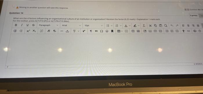 1 Move to another question will save this