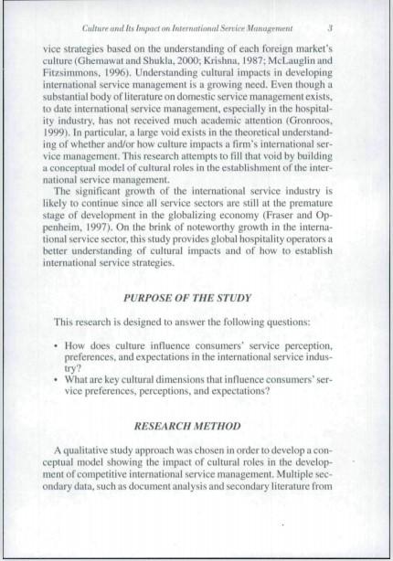 Chapter 1 Culture and Its Impact on International