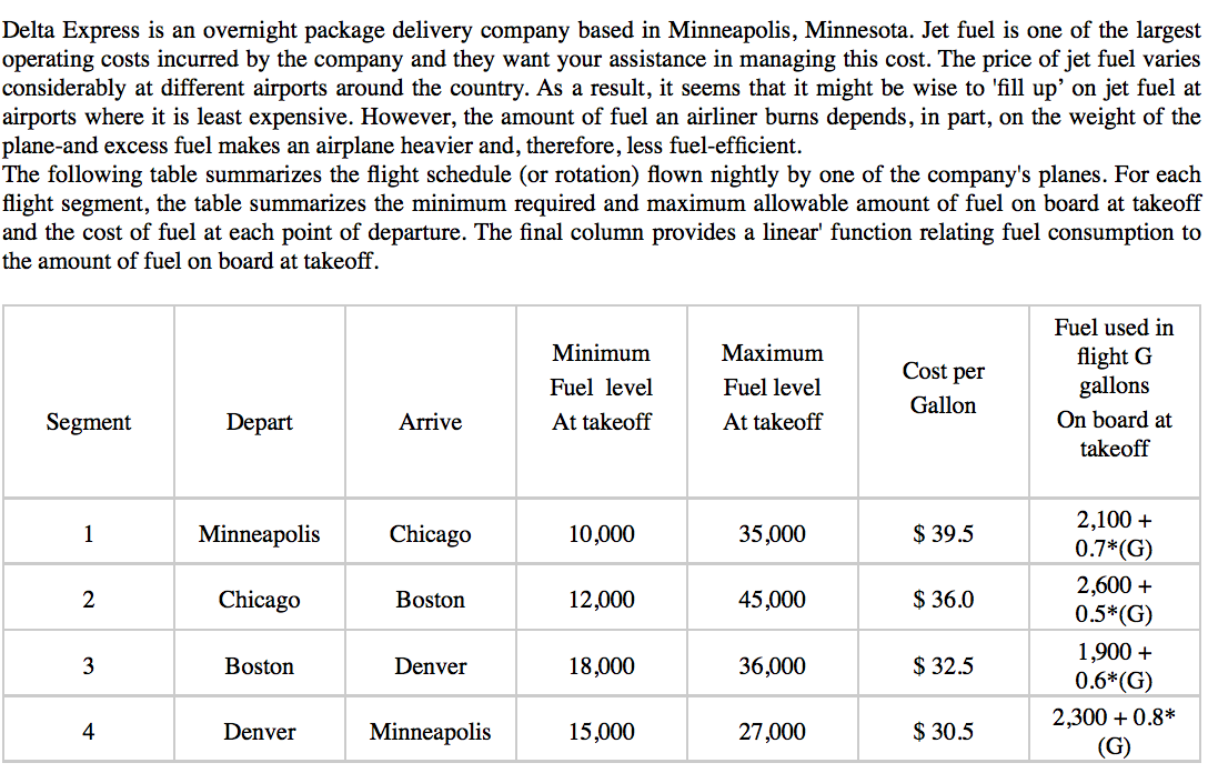 Help me with this problem please! Delta Express