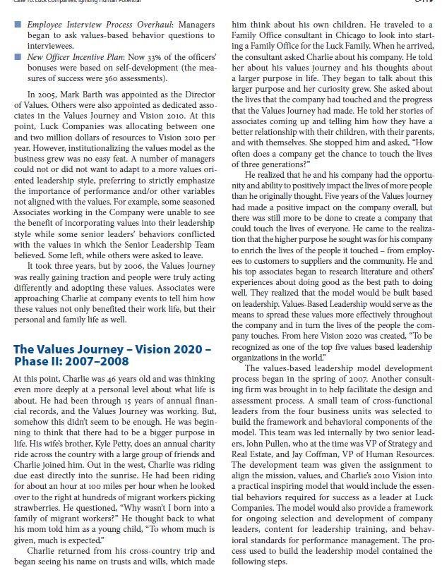 Based on Case provided answer following question