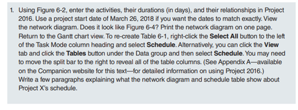 Microsoft Project and short answer response help,
