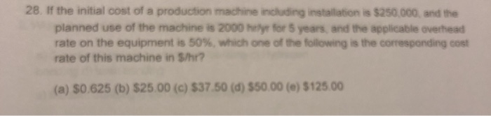 27. The time to load a starting work part into