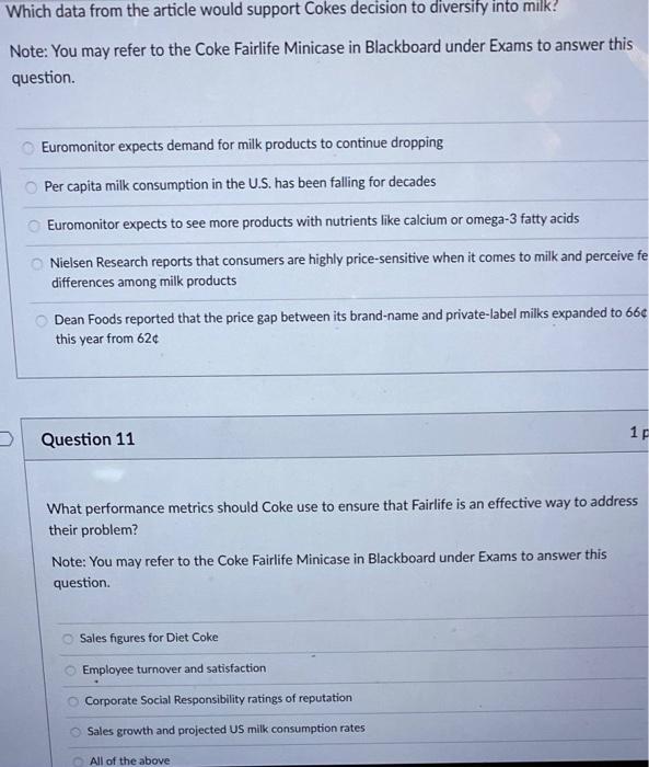Which data from the article would support Cokes