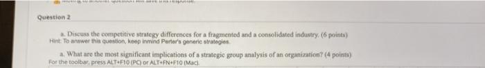 asap TER Question 2 Discuss the competitive