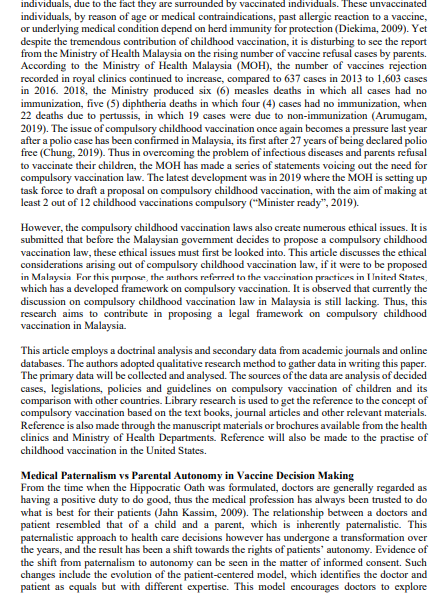 Introduction The debate on the success of