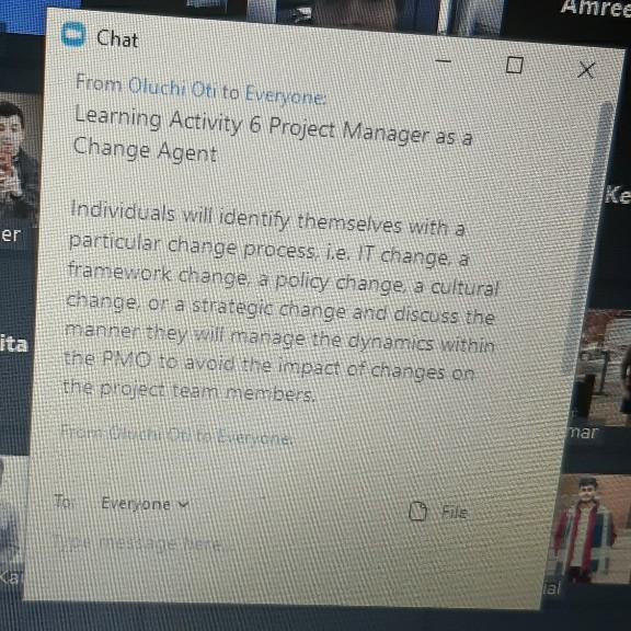 Amree Chat W From Oluchi oti to Everyone Learning