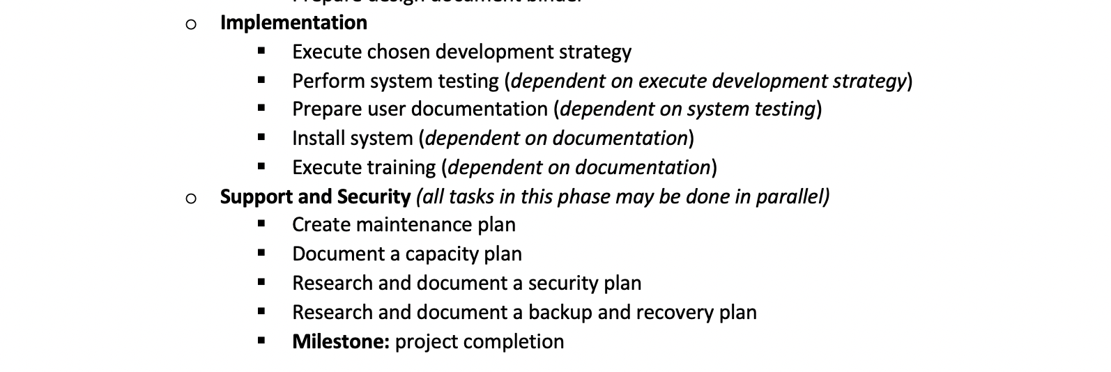 Project Management using the freeware