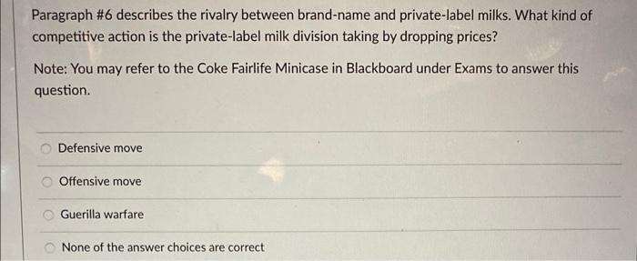 Paragraph #6 describes the rivalry between