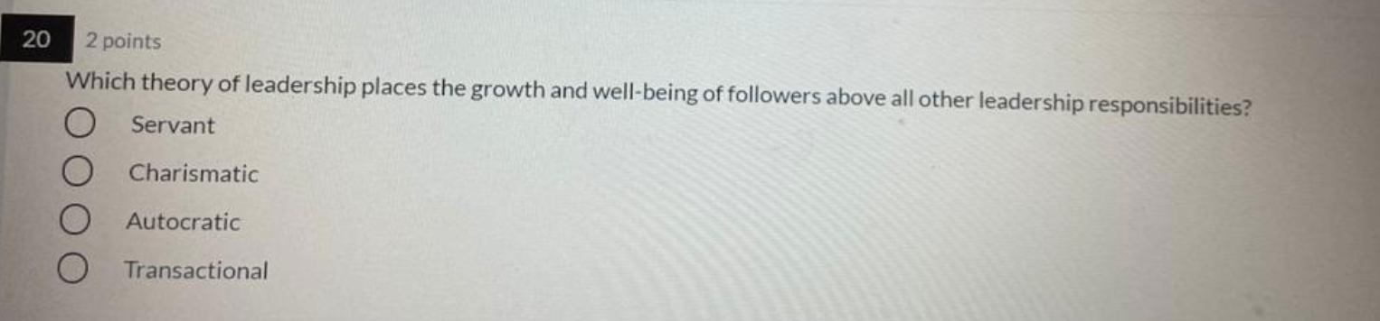 2 points Admitting responsibility for an