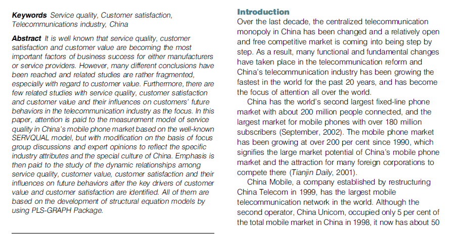 THEME : CUSTOMER FOCUS CASE STUDY : SERVICE