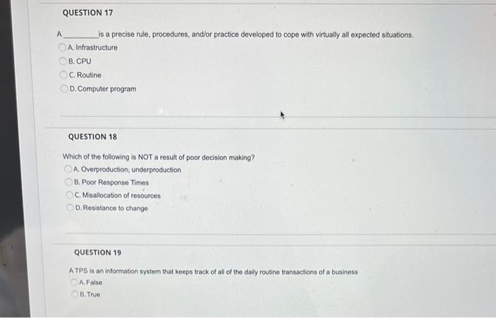 ASAP I WILL LIKE A is a precise rule, procedures,