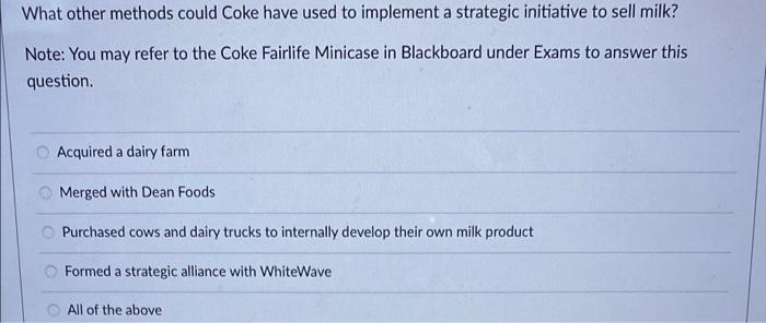 What other methods could Coke have used to