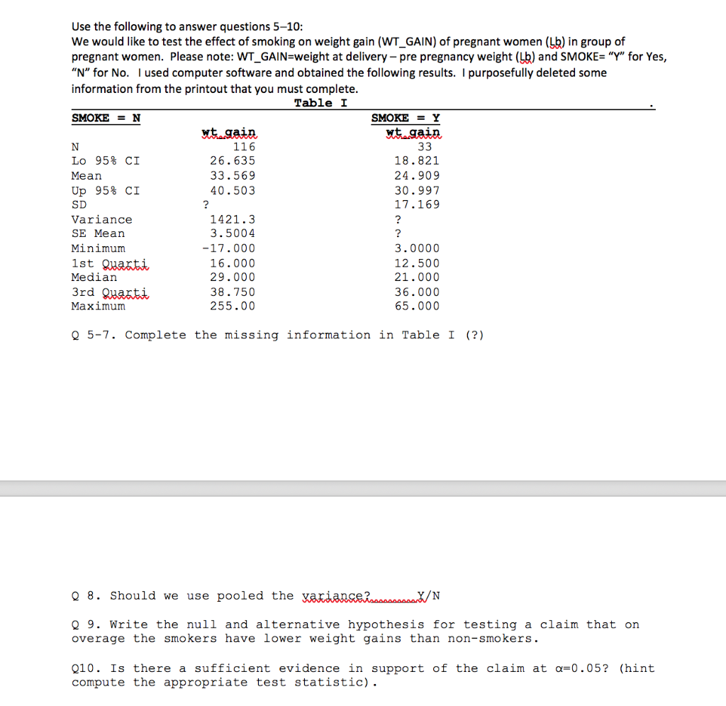 Please do the calculations not using excel, yet