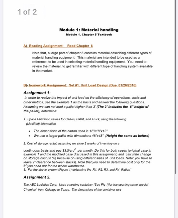 use example 1 as Reference 1 of 2 Module 1: