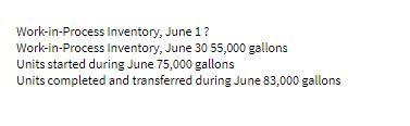 Work-in-Process Inventory, June 1?