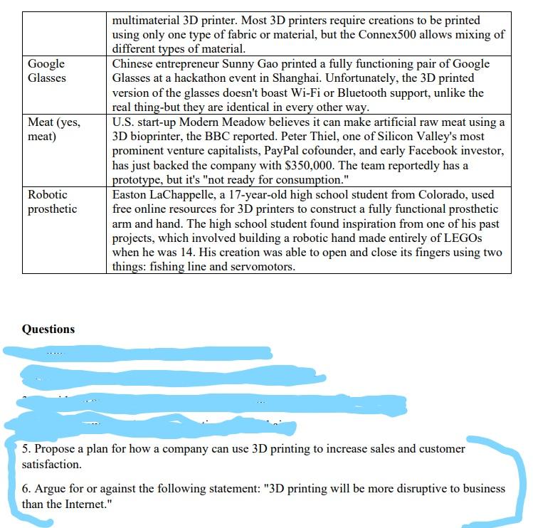 Case Study 1 Dream It, Design It, 3D Print It